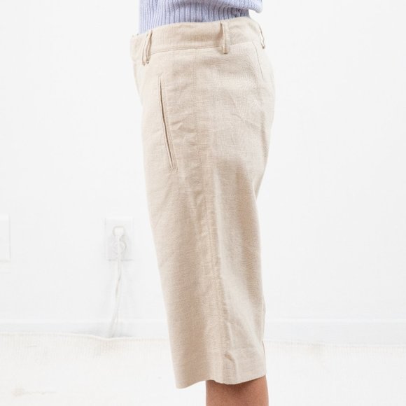 Anthropologie Catherine Malandrino RTW 2 Crop Pants Long Knee-Length Shorts - Picture 4 of 8